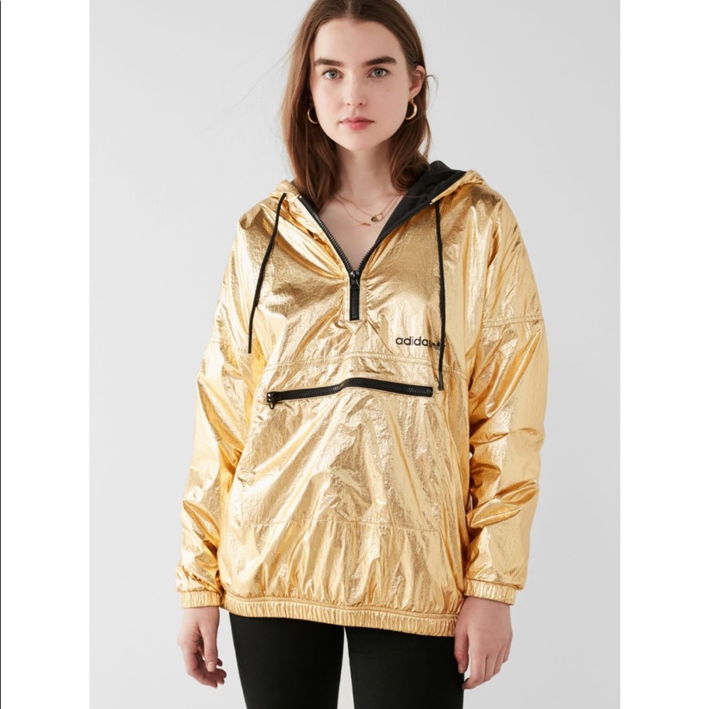 Adidas originals gold windbreaker